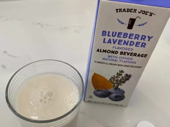 Trader Joe's Blueberry Lavender Flavored Almond Milk Featured Image