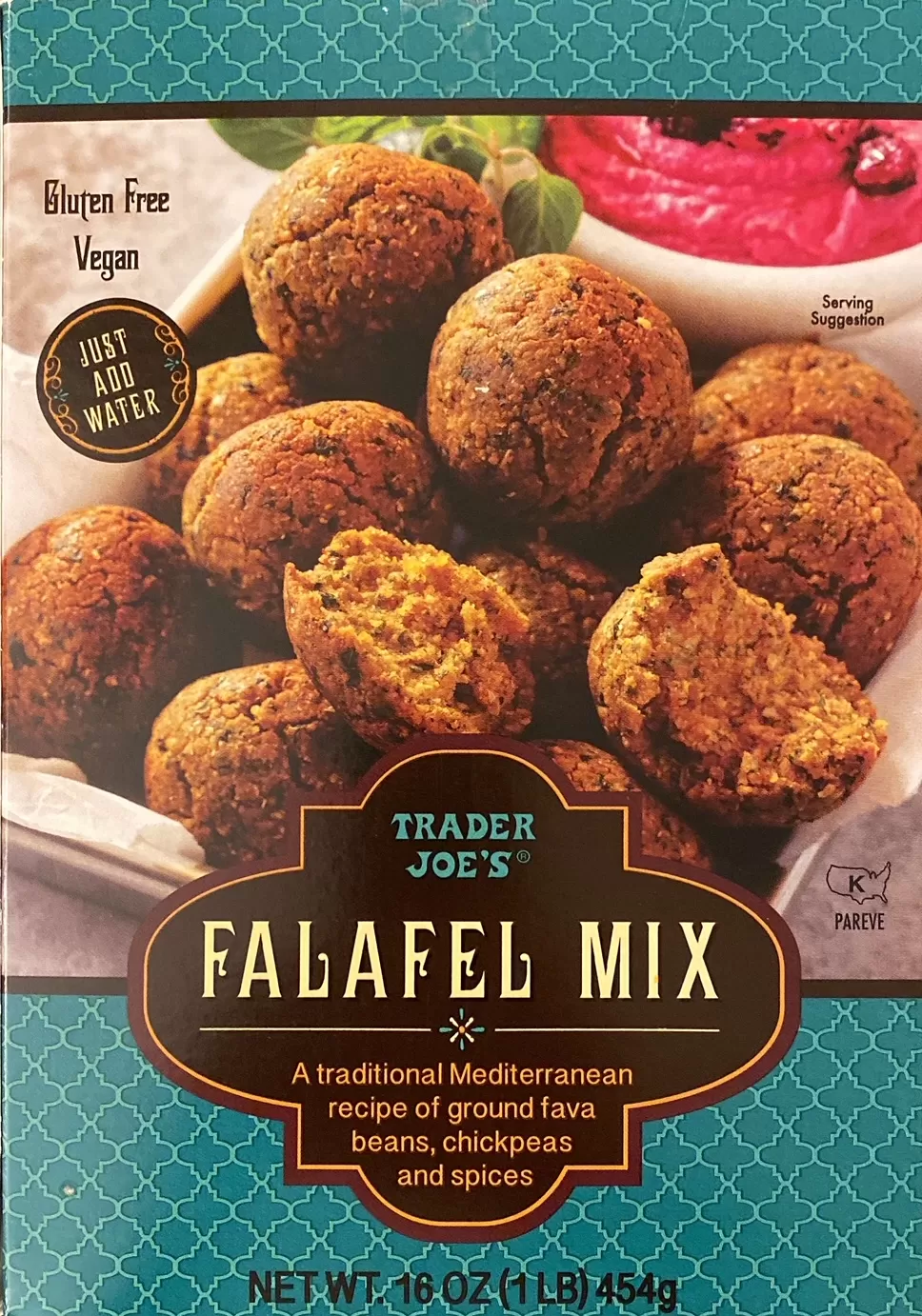 Trader Joes Falafel Mix Box Front