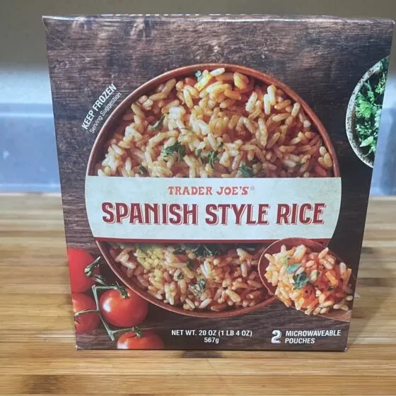 Trader Joe's Spanish Style Rice Box Front