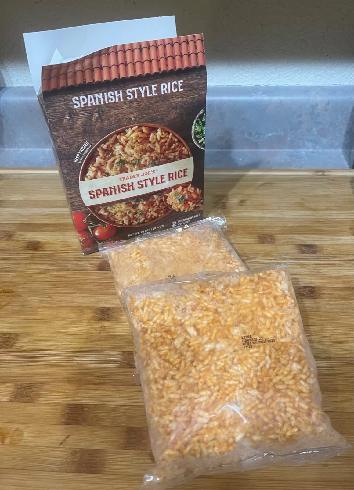 Trader Joe's Spanish Style Rice Inside The Box