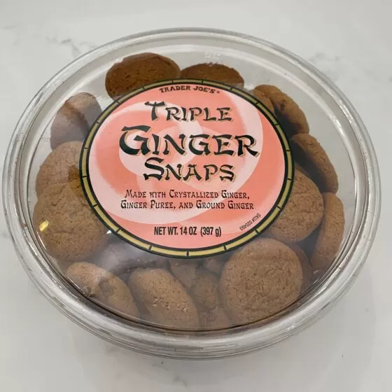 Trader Joe's Triple Ginger Snaps Package