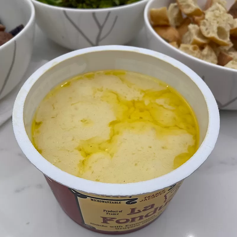Trader Joe's La Fondue - After Removing from Microwave
