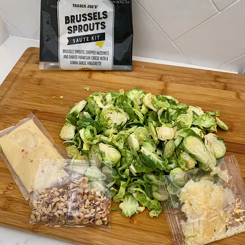 Trader Joe's Brussels Sprouts Saute Kit - Whats In the Bag