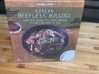 Trader Joes Beefless Bulgogi Front of Package