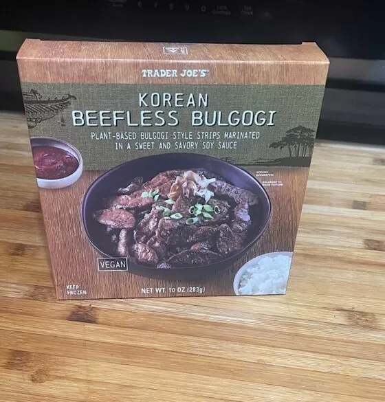 Trader Joes Beefless Bulgogi Front of Package