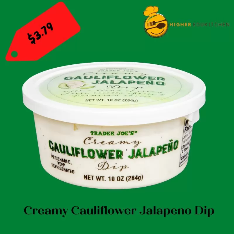 Trader Joes Creamy Cauliflower Jalapeno Dip