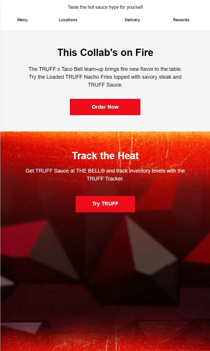 Taco Bell Truff Tracker